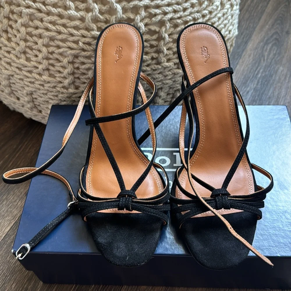 Polo By Ralph Lauren Black 85mm Heels
